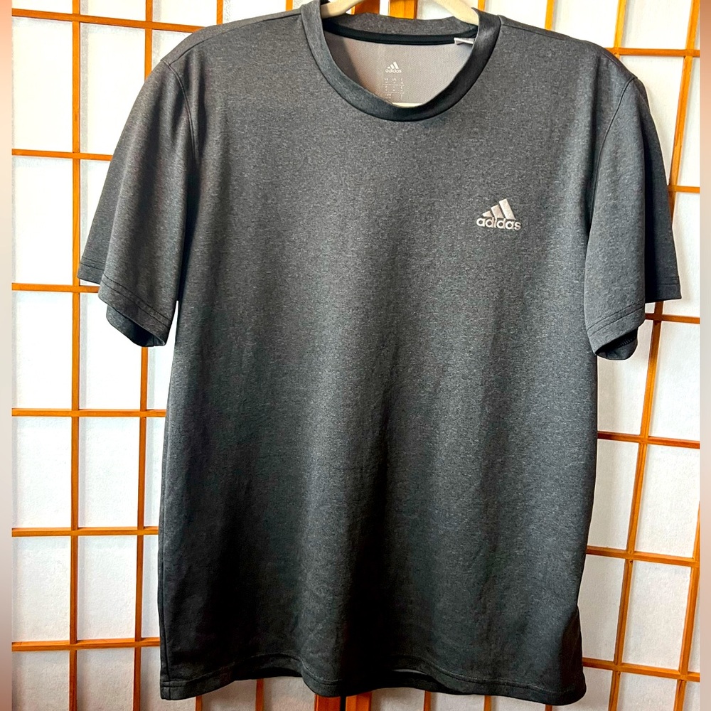 Gray Adidas Climalite Shirt - Men’s Medium